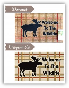 New Spring Cabin Doormat designed for Lowe's Stores.